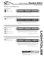 Предварительный просмотр 7 страницы Lightolier Lighting Systems Baselyte-BSL11 Specification Sheet