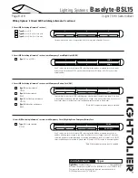 Предварительный просмотр 8 страницы Lightolier Lighting Systems Baselyte-BSL15 Specifications