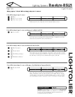 Предварительный просмотр 7 страницы Lightolier Lighting Systems Baselyte-BSL21 Specification Sheet