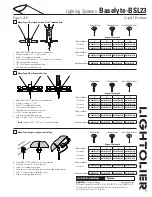 Preview for 4 page of Lightolier Lighting Systems Baselyte-BSL23 Specification Sheet