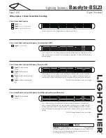 Preview for 7 page of Lightolier Lighting Systems Baselyte-BSL23 Specification Sheet