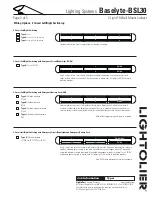 Предварительный просмотр 4 страницы Lightolier Lighting Systems Baselyte-BSL30 Specifications