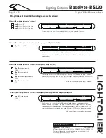 Предварительный просмотр 5 страницы Lightolier Lighting Systems Baselyte-BSL30 Specifications