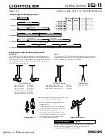 Предварительный просмотр 3 страницы Lightolier Lighting Systems EG2-11 Specification Sheet