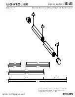 Предварительный просмотр 2 страницы Lightolier Lighting Systems IS-A1 Assembly And Installation Manual