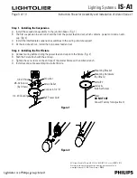 Предварительный просмотр 3 страницы Lightolier Lighting Systems IS-A1 Assembly And Installation Manual