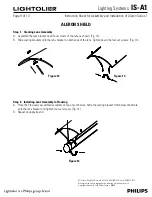 Предварительный просмотр 9 страницы Lightolier Lighting Systems IS-A1 Assembly And Installation Manual