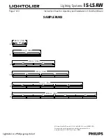 Предварительный просмотр 2 страницы Lightolier Lighting Systems IS-LSAW Assembly And Installation Manual