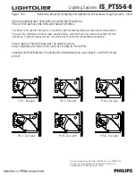 Lightolier Lighting Systems IS_PTS5-6-8 Assembly And Installation Instructions Manual предпросмотр