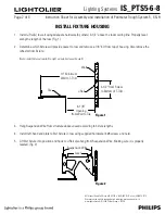 Предварительный просмотр 2 страницы Lightolier Lighting Systems IS_PTS5-6-8 Assembly And Installation Instructions Manual