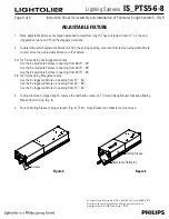 Предварительный просмотр 4 страницы Lightolier Lighting Systems IS_PTS5-6-8 Assembly And Installation Instructions Manual