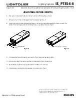 Предварительный просмотр 5 страницы Lightolier Lighting Systems IS_PTS5-6-8 Assembly And Installation Instructions Manual