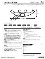 Предварительный просмотр 1 страницы Lightolier Lighting Systems LP-1 Specification Sheet