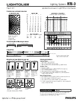 Предварительный просмотр 2 страницы Lightolier Lighting Systems RT6-3 Specification Sheet