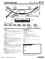 Lightolier Lightolier LP-11 Product Manual preview
