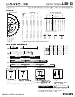 Предварительный просмотр 2 страницы Lightolier Lightolier LSB-13 Product Manual