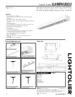 Lightolier LL4MF8LR232 Specification preview