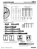 Preview for 2 page of Lightolier LSB-6 Specification Sheet