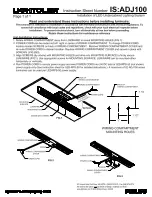 Предварительный просмотр 1 страницы Lightolier Luminaire Instructions For Installation