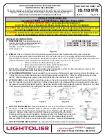 Предварительный просмотр 1 страницы Lightolier Lytecaster 1001FR Series Installation