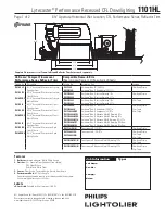 Предварительный просмотр 1 страницы Lightolier Lytecaster 101HL Specification