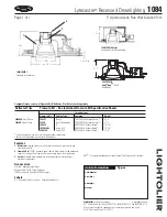 Предварительный просмотр 1 страницы Lightolier Lytecaster 1084 Specification