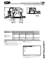 Предварительный просмотр 1 страницы Lightolier Lytecaster 1088 Specification