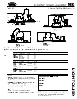 Preview for 1 page of Lightolier Lytecaster 1090 Specification