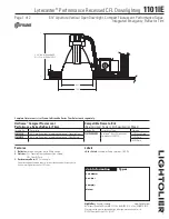 Lightolier Lytecaster 1101IE Specification предпросмотр