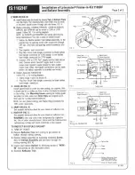 Предварительный просмотр 2 страницы Lightolier Lytecaster 1102HF Installation Manual