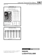 Предварительный просмотр 2 страницы Lightolier Lytecaster 1126T Specification