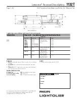 Lightolier Lytecaster 1132T Specification предпросмотр