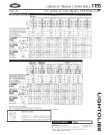 Предварительный просмотр 2 страницы Lightolier Lytecaster 1155 Specification