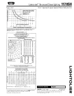 Предварительный просмотр 2 страницы Lightolier Lytecaster 1178SH Specification