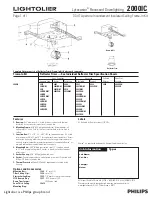 Lightolier Lytecaster 2000IC Specification предпросмотр