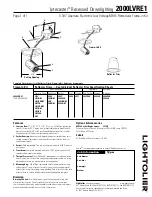 Preview for 1 page of Lightolier LYTECASTER 2000LVRE1 Specification