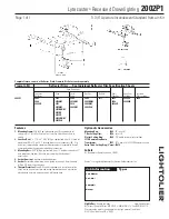 Lightolier Lytecaster 2002P1 Specification предпросмотр