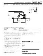 Lightolier Lytecaster 302ESAICX Specification предпросмотр