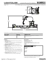 Lightolier Lytecaster 302MREX Specification предпросмотр