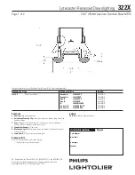 Предварительный просмотр 1 страницы Lightolier Lytecaster 322X Specification