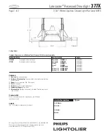 Lightolier Lytecaster 377X Specification предпросмотр