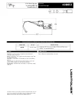 Предварительный просмотр 1 страницы Lightolier Lytecaster 400MRX Specification