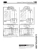 Предварительный просмотр 2 страницы Lightolier Lytecaster Recessed Downlighting 1008 Specification Sheet