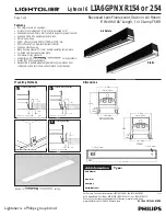 Preview for 1 page of Lightolier Lytecel 6 LIA6GPNXR154 Specification