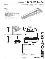 Lightolier Lytecel-EL EL4MF10LX228 Specification preview