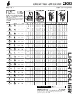 Предварительный просмотр 2 страницы Lightolier Lytespan 22OR3 Specification