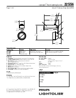 Lightolier Lytespan 22SS6 Specification предпросмотр