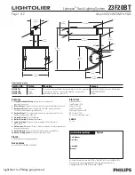 Предварительный просмотр 1 страницы Lightolier Lytespan 23F20BT Specification