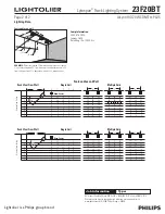 Предварительный просмотр 2 страницы Lightolier Lytespan 23F20BT Specification
