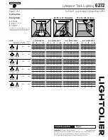 Preview for 2 page of Lightolier Lytespan 6272 Specification